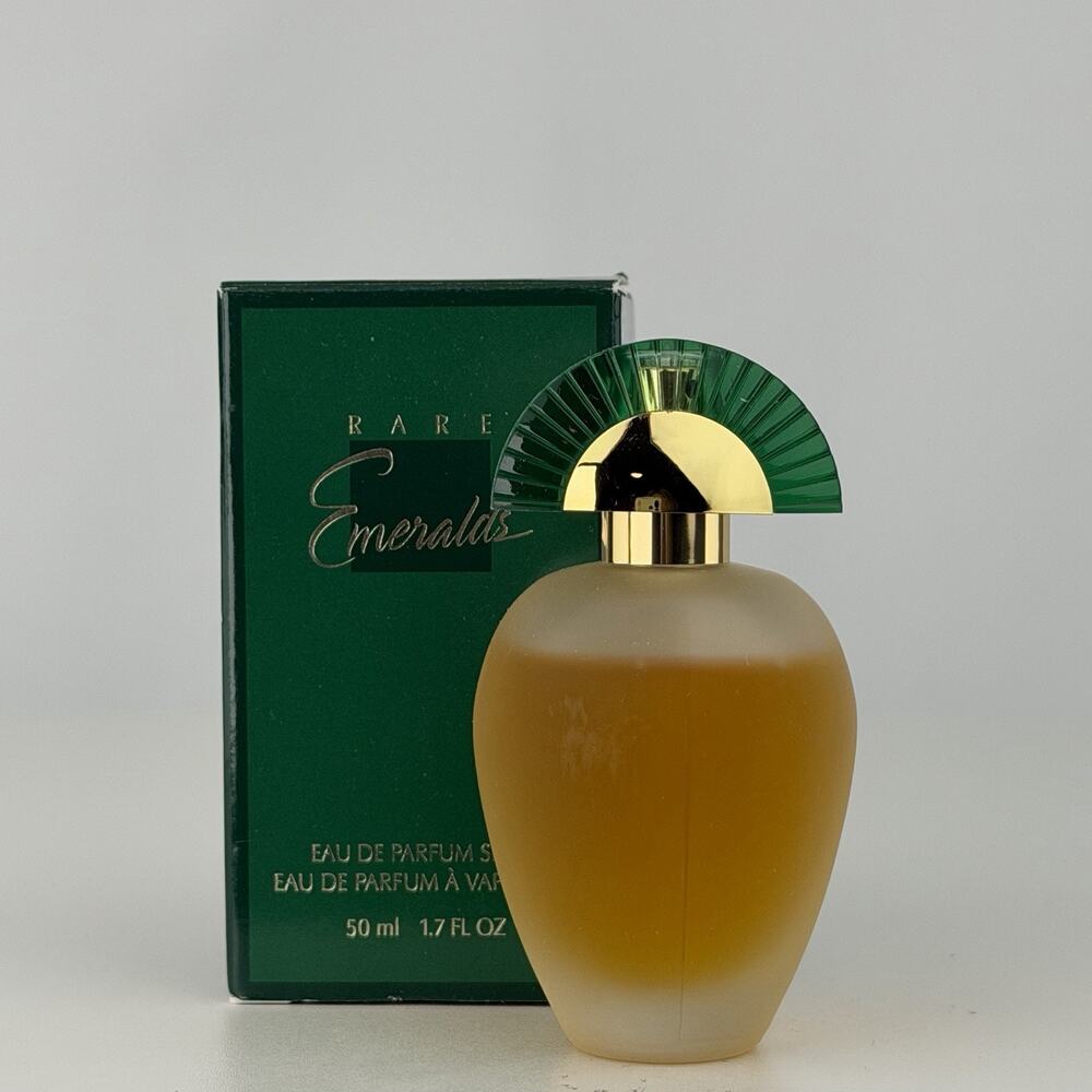 Vintage 1999 Avon Rare Emeralds Eau De Parfum Spray 1.7 Oz New Open Box